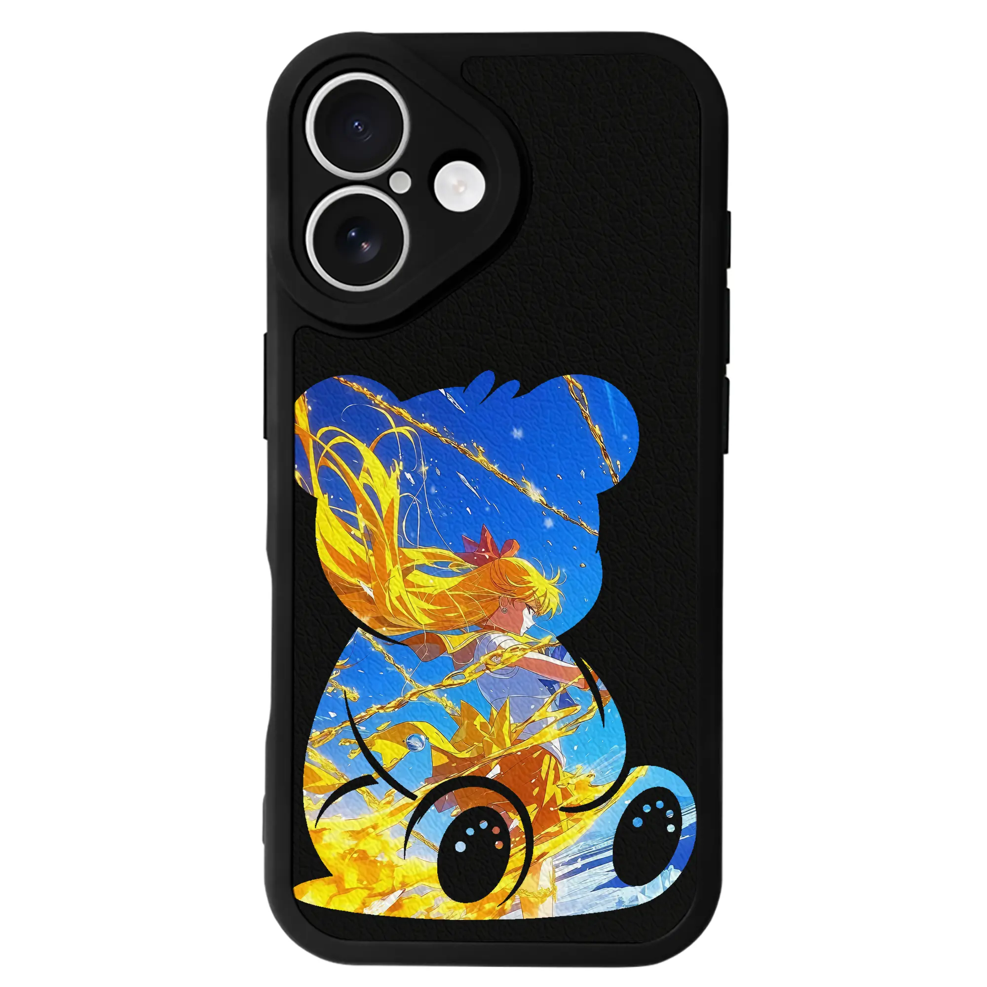 美少女戦士セーラームーン グッズ 愛野 美奈子 - IPhone 16シリーズ対応 ・ シリコンスマホケース ・ レザー調 ・ 高精度フィット ・ 耐衝撃 ・ ワイヤレス充電対応 ・ 精密カット